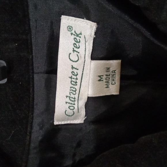 Coldwater Creek Dark Corduroy Utility Jacket - Picture 2 of 2